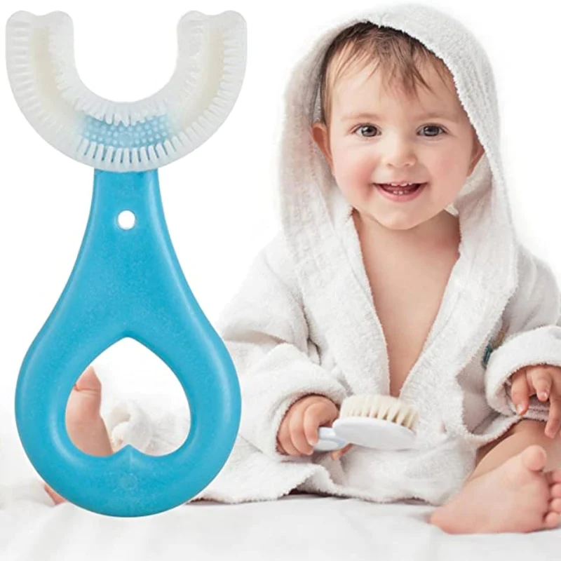 Periuta de dinti pentru copii circulara 1 + 1 GRATIS