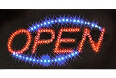 Reclama luminoasa - Open
