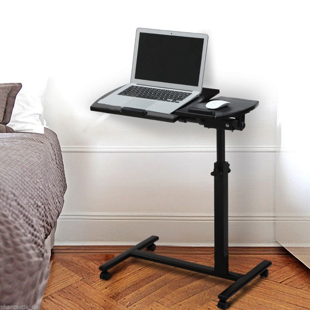 Masa laptop reglabila cu roti 