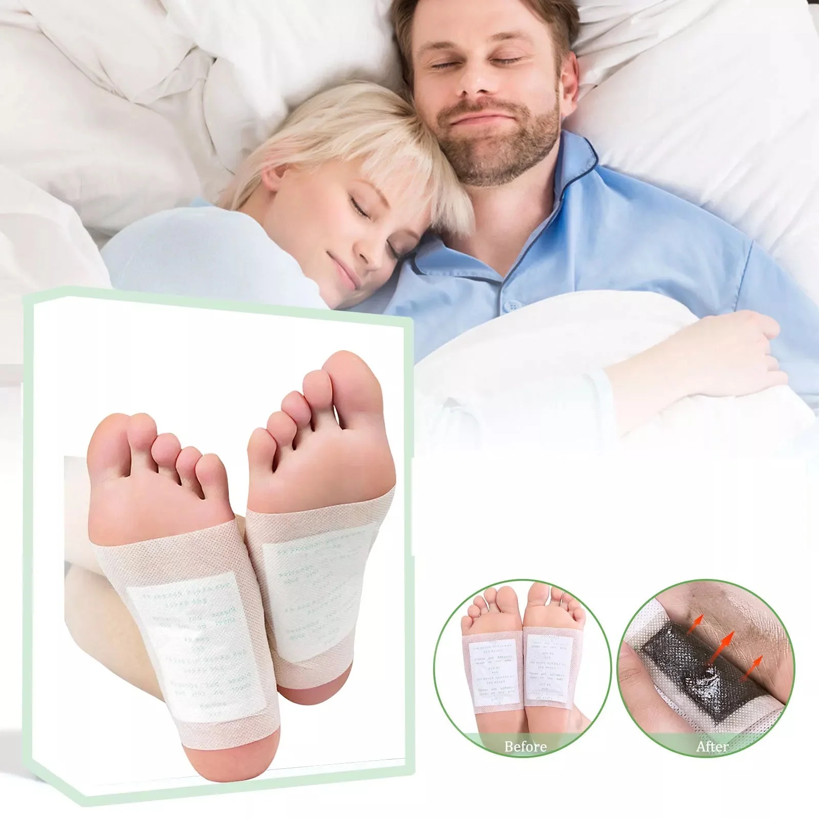 Set 10 Plasturi Detox 1+1 Gratuit