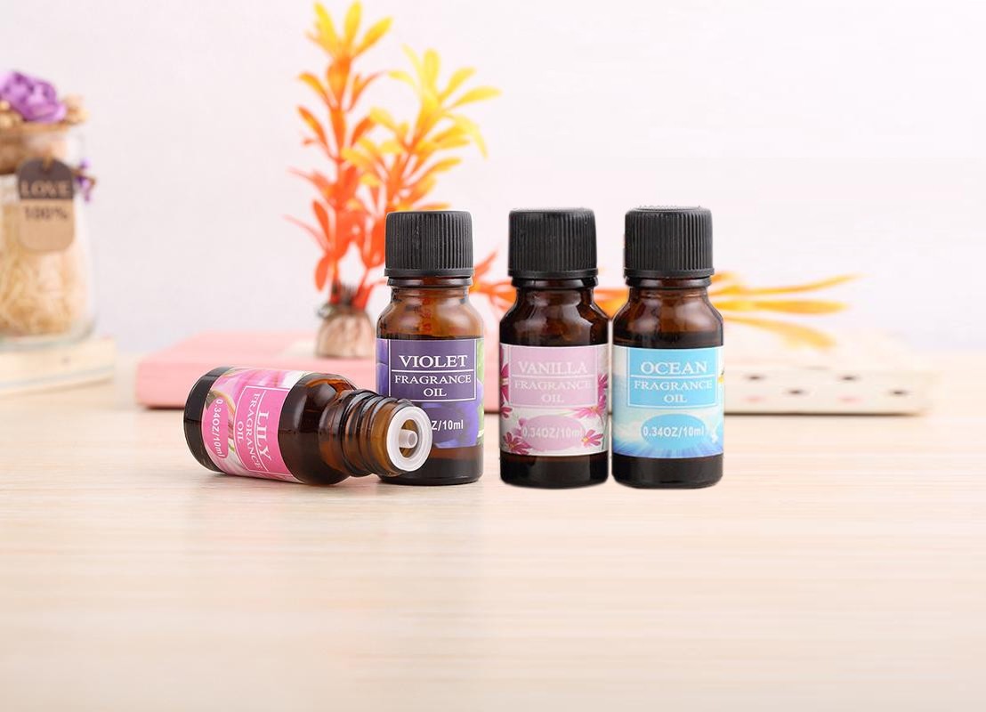 Set 4 uleiuri esentiale pentru aromaterapie, 10 ml