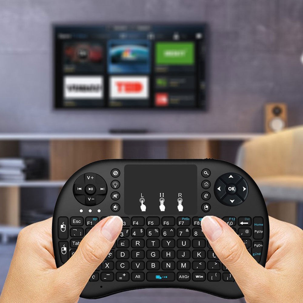 Mini tastatura RII I8+ wireless 2,4 Gh cu touchpad