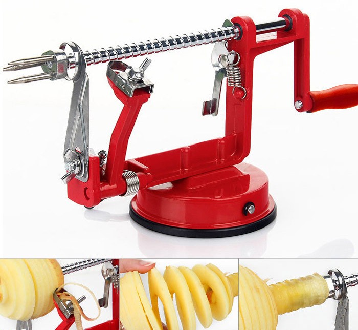 Dispozitiv pentru taiat cartofi in spirala Spiral Potato Slicer