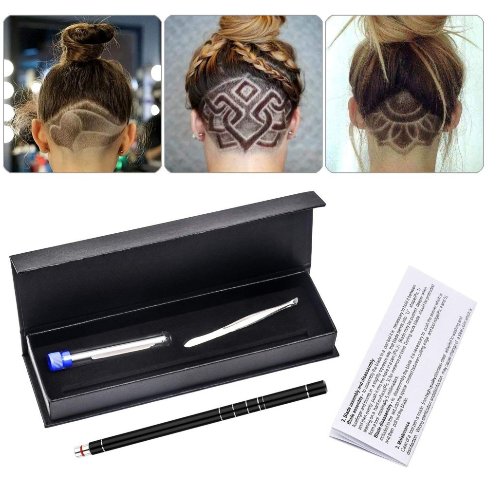 Stilou profesional pentru gravare tunsoare par, sprancene