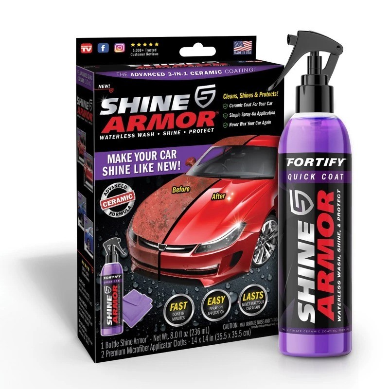 Kit ceara lichida Shine Armor