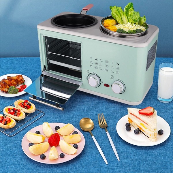 Descoperă versatilitatea bucătăriei cu aparatul multifuncțional 3 în 1: cuptor, tigaie și oală încorporate