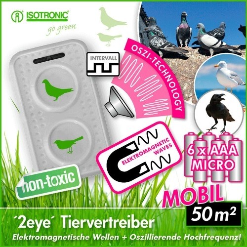 Aparat portabil cu unde electromagnetice Impotriva Porumbeilor si pasarilor