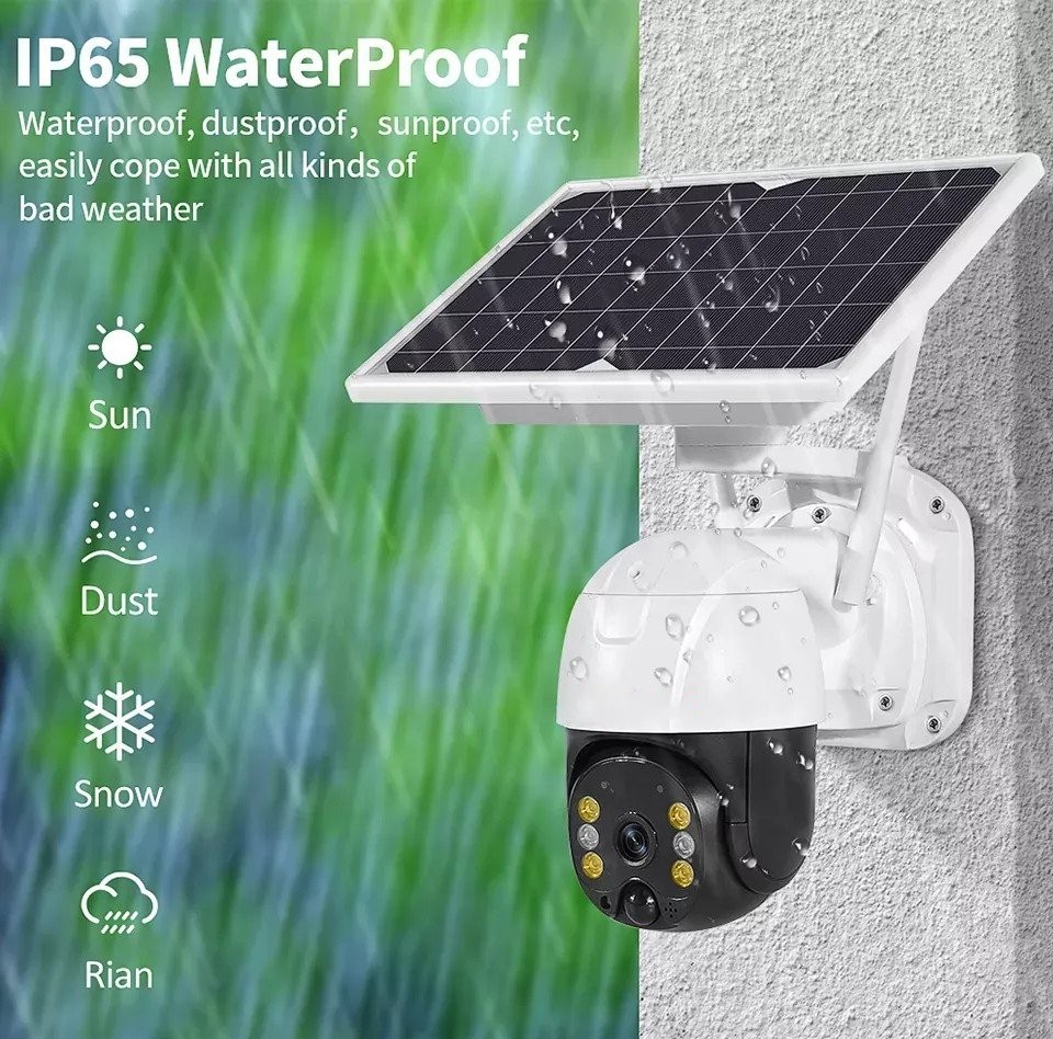 Camera de supraveghere Wifi, wireless cu panou solar 