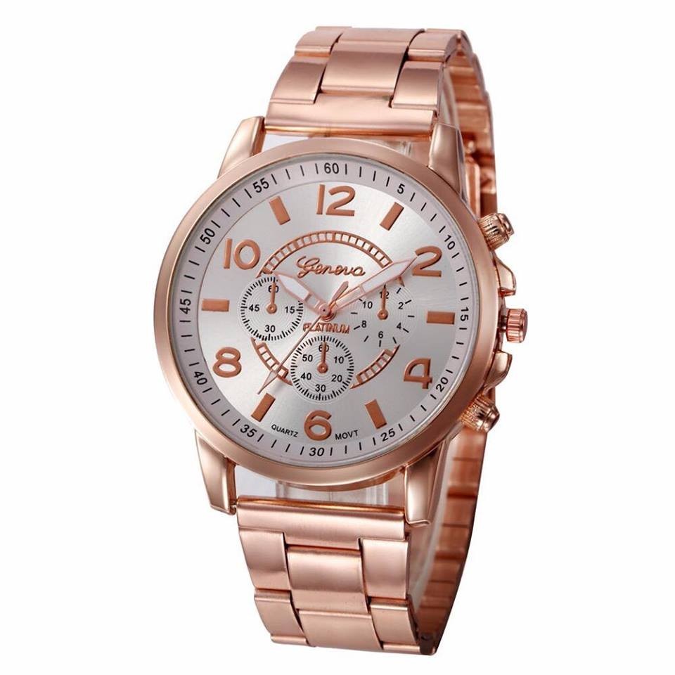 Ceas de dama metalic Elegant Rose