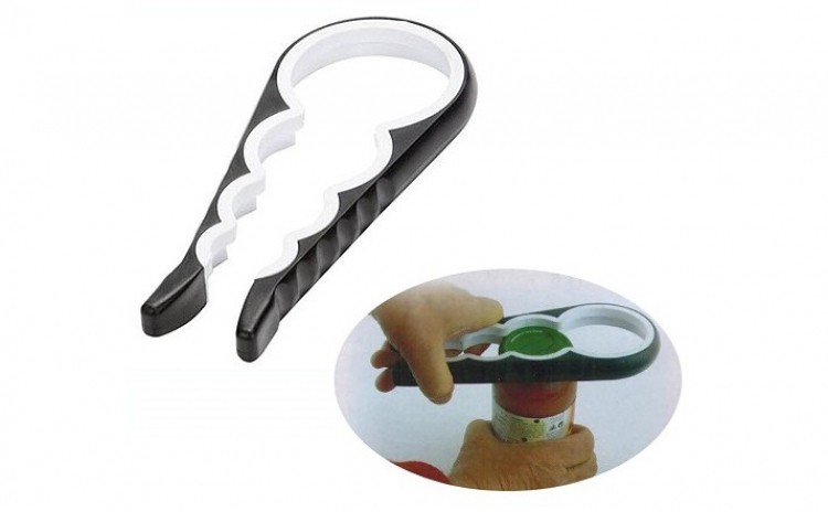 Desfacator ergonomic universal pentru capace, borcane si sticle