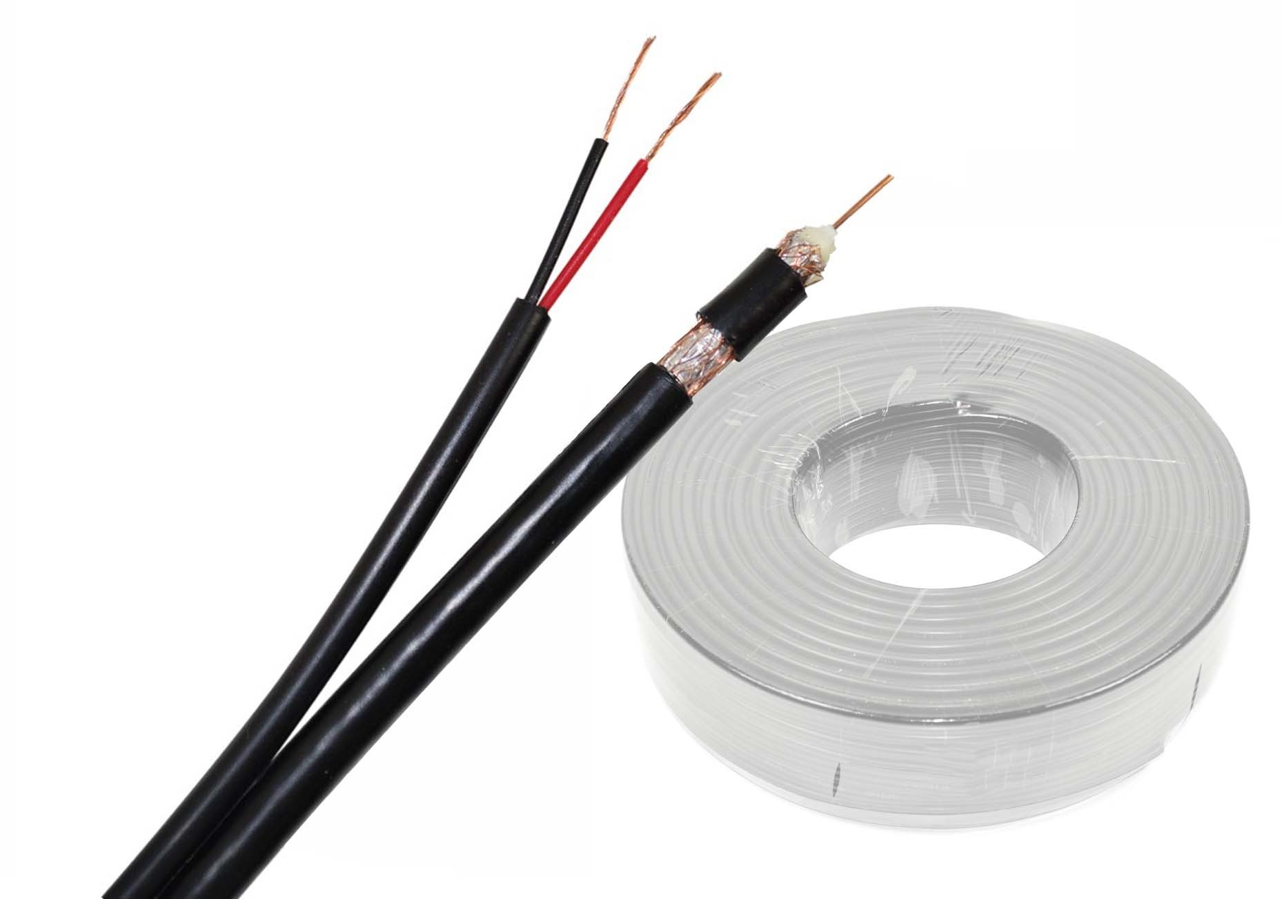 Cablu cupru pentru sisteme CATV, CCTV, video si alimentare camere supraveghere /metru