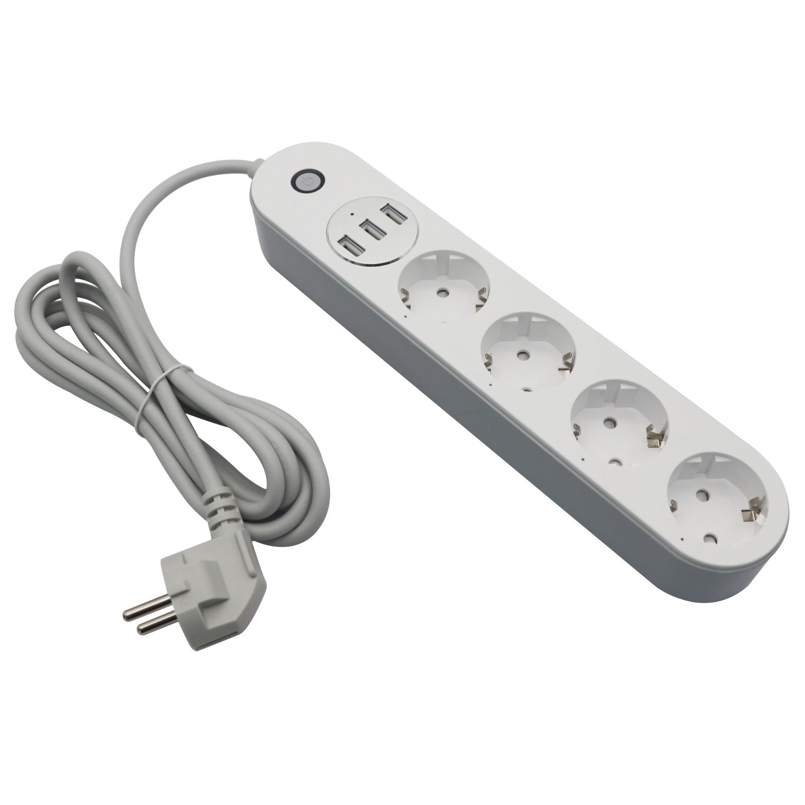 Prelungitor cu 4 prize buton On/Off si protectie copii