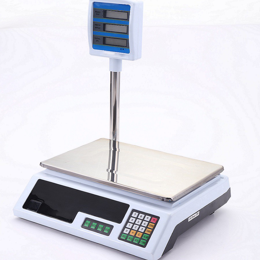 Cantar electronic comercial, 40 kg, cu brat 