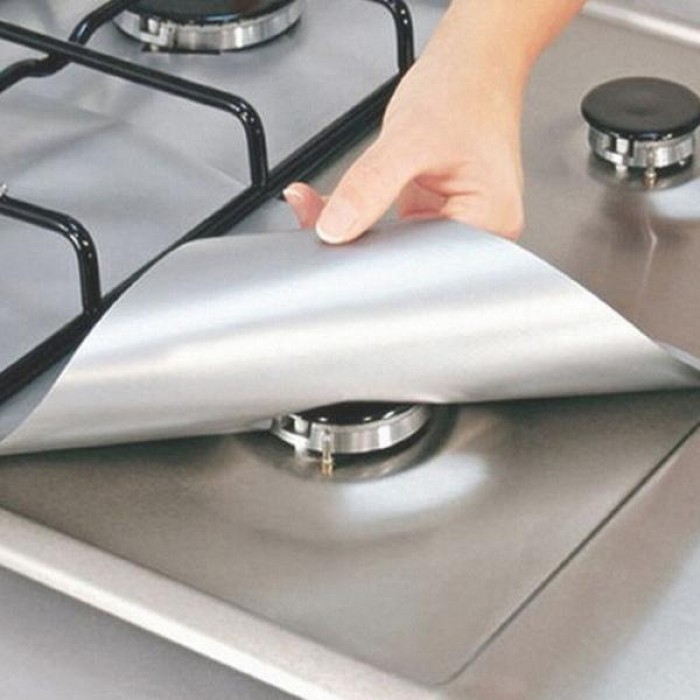 Set 4 folii detasabile de protectie - pentru aragaz