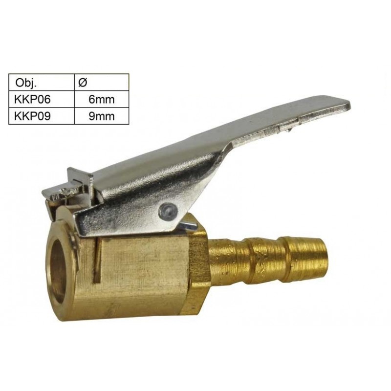 Cupla valva roata pentru pompa sau pistol de umflat roti