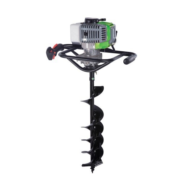 Motoburghiu cu motor 52 cm3 si burghiu diametru 100 mm