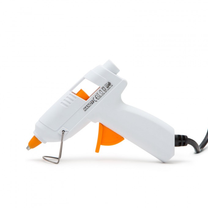 Pistol pentru lipire termoadeziva, 7 mm + 20 Batoane silicon cadou 