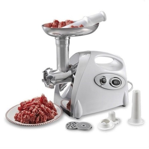 Tocator Electric de Carne 2800W cu Funcție Umplere Cârnați și Lame Inox