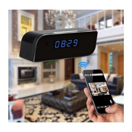 Ceas birou cu camera spion Full HD 1080p WiFi