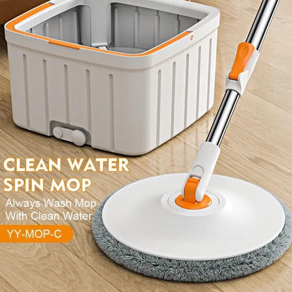 Mop rotativ microfibra 360 grade galeata cu dispozitiv de separare a apei murdare