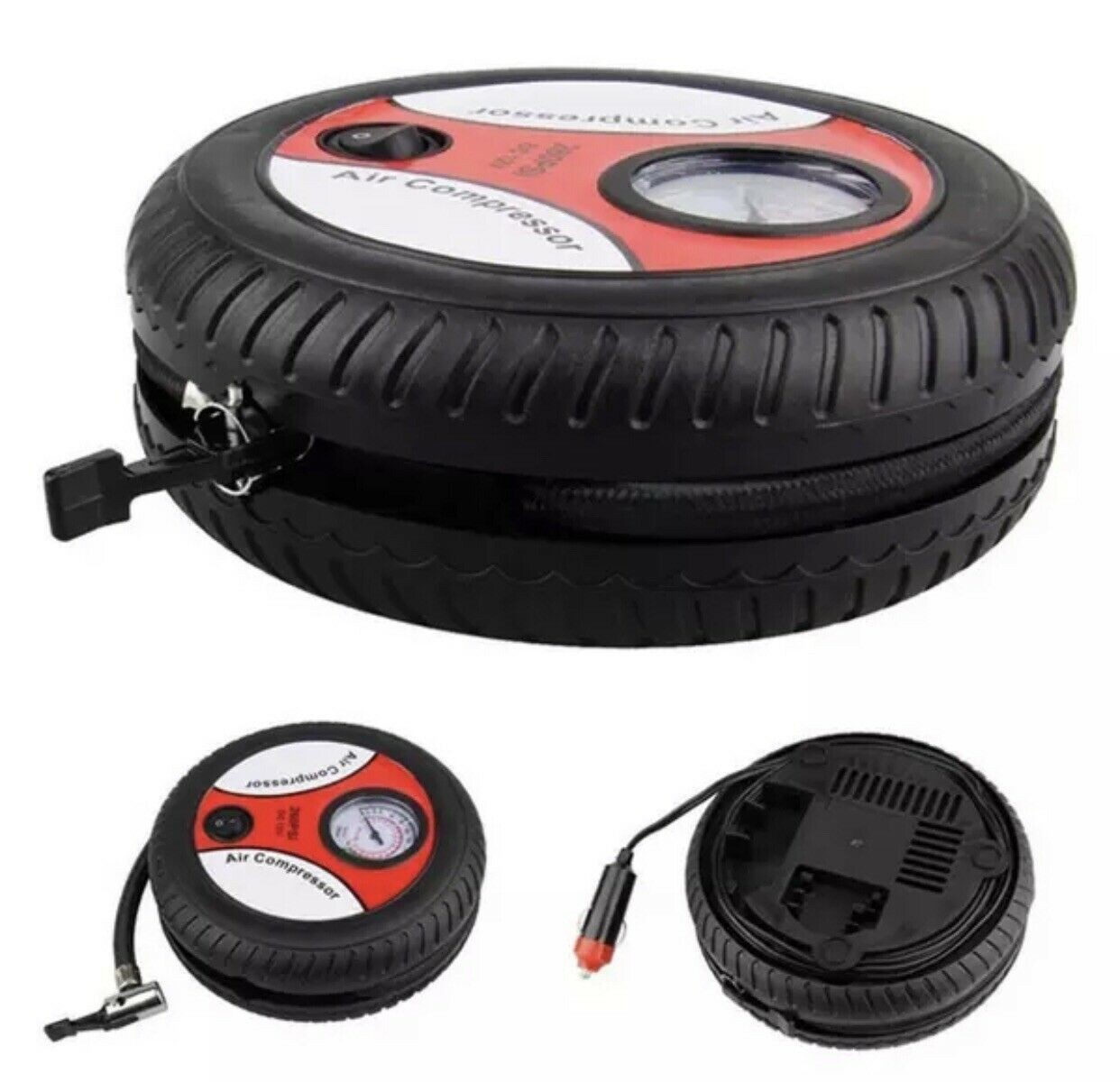 Compresor auto, alimentare Auto, 3 accesorii incluse 