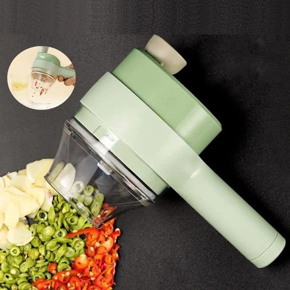 Tocator si maruntitor electric pentru alimente si legume 4 in 1