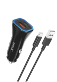 X-start car charger design 38WQC3.0+PD super fast charging Car