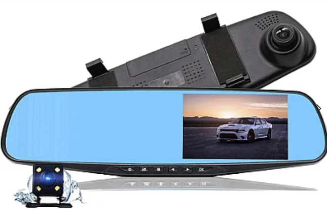 Oglinda AUTO display 3.5" cu camera fata-spate