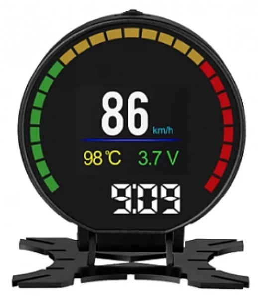 Aparat diagnosticare si afisaj informatii bord P15 pe parbriz digital OBD2 de tip HUD display pentru bord