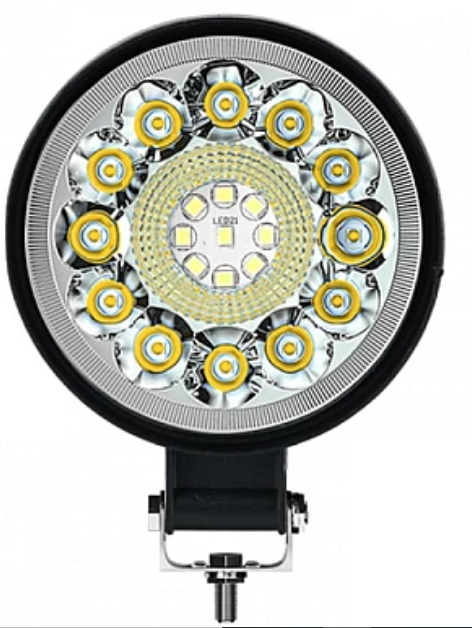 Proiector auto LED Q ZD562 putere 8W 12/24V impermeabil 360 grade ROTUND