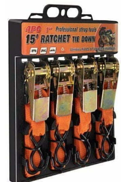 Set chinga ancorare cu clichet 4 buc 1X15 max 600 kg