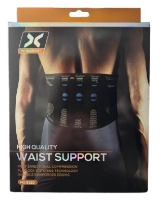 Centura lombara High Quality, Neagra, Unisex, marime universala