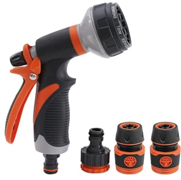 Set pistol irigat gradina 8 moduri