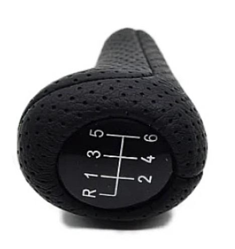 Nuca schimbator DZ04 Q4-2 viteze compatibila BMW E46, E60, E39, 6 trepte Piele Perforata