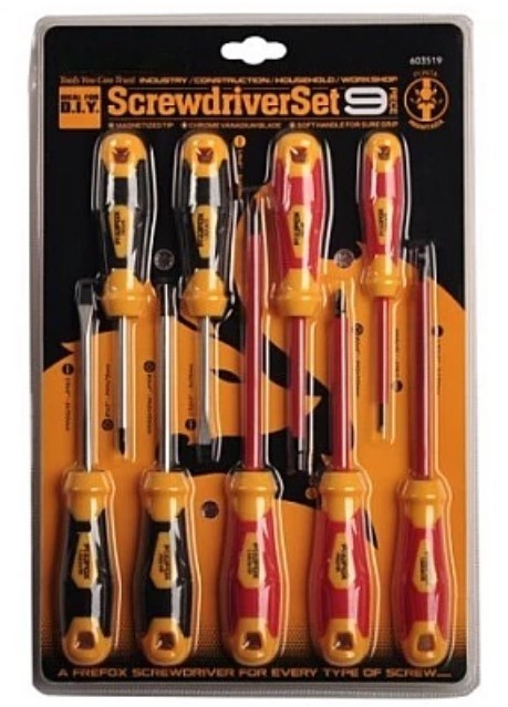 Set de surubelnite izolate 9 buc FreeFox