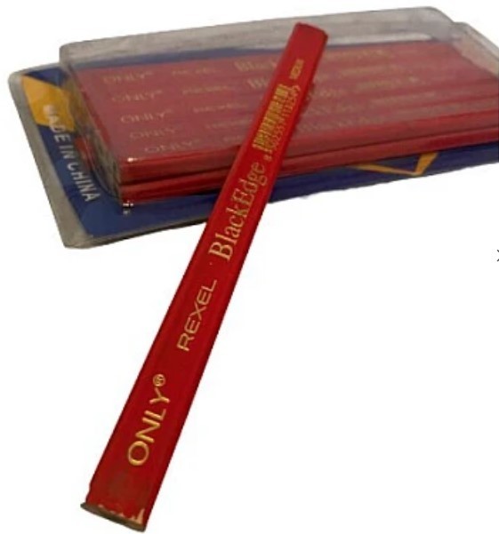 Set 12 Creioane tamplarie BlackEdge, Lungime 180 mm