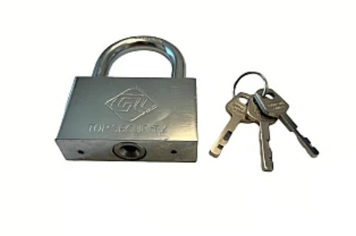 Lacat din otel 70 mm 3 chei