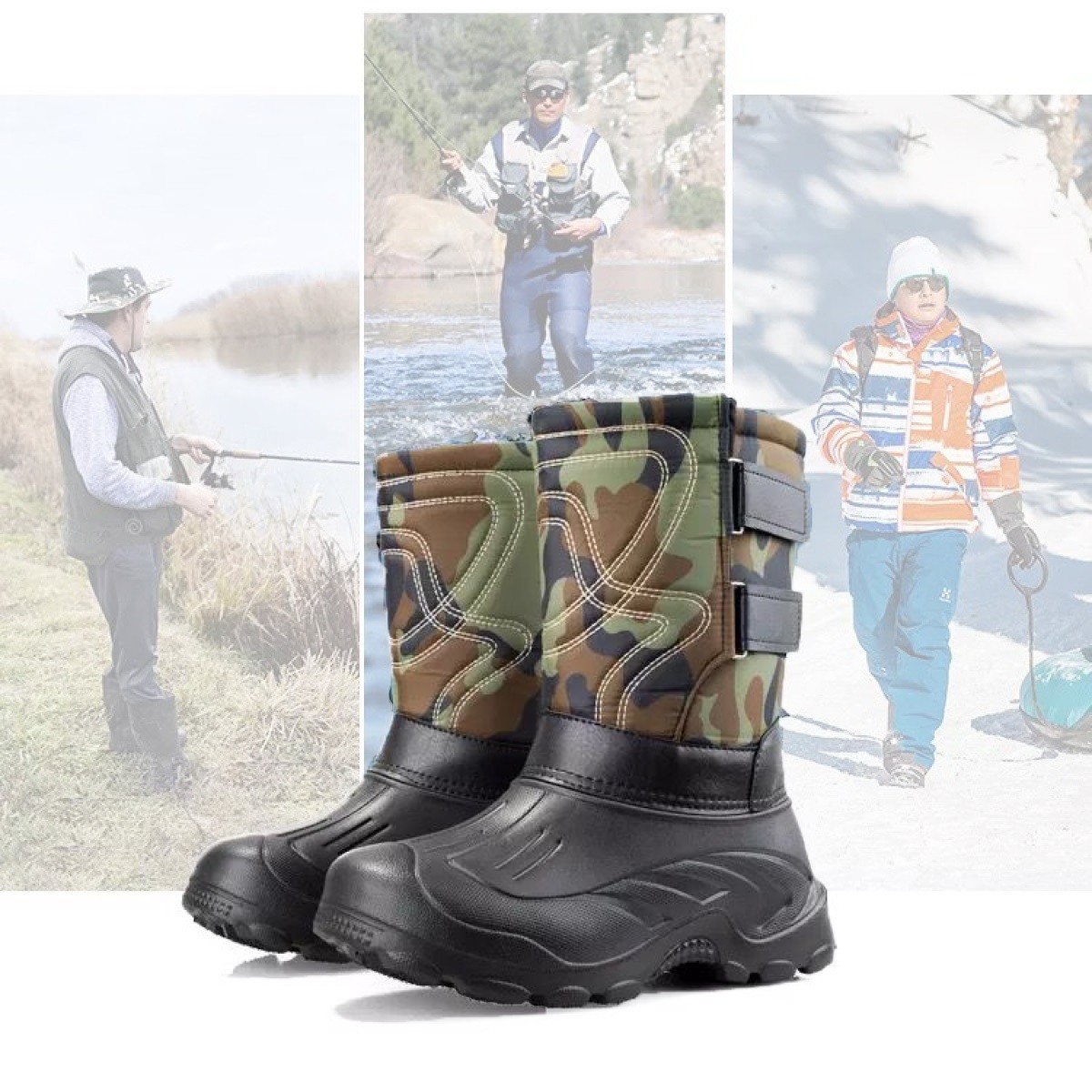 Lichidare de Stoc Cizme Barbati Alaska, Impermeabile, Antiderapante, Imblanite