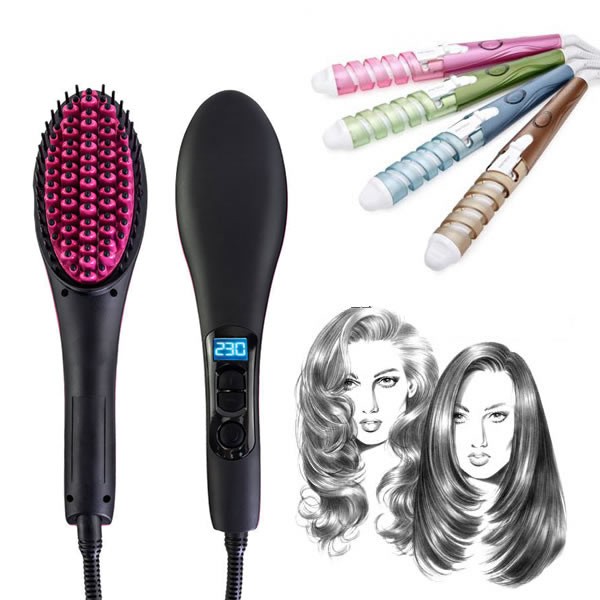 Set Placa Simply Straight si Ondulator de par ceramic