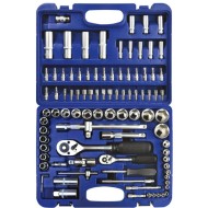 Trusa chei tubulare cu antrenor, 94 piese , 1/2" - 1/4"