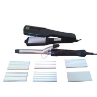 Set Placa de Creponat si Ondulator Profesional 4 in 1 Oferta Limitata