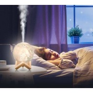 Lampa de veghe cu umidificator si aromaterapie, cadou ulei esential