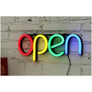 Reclamă Luminoasă cu LED-uri Neon 'OPEN' pentru Firmă: Atrage atenția și Indică Deschiderea