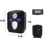 Compresor de aer pentru mașină cu avertizare luminoasă și lanterna LED - Alimentare 12V, soluția eficientă și sigură pentru pneuri!
