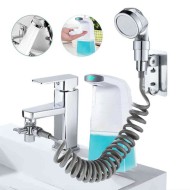 Pachet promotional Dozator de sapun si Extensie dus pentru robinet, 1 + 1