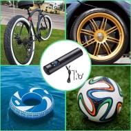 Mini compresor aer 2in1 portabil pentru auto, moto, cu acumulator