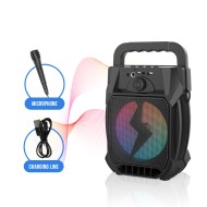 Boxa Portabila , lumini LED, Microfon Inclus. ZQS 6109