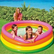 Piscina gonflabila curcubeu