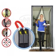 Set 2 perdele anti insecte cu inchidere magnetica