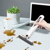 Mini mop cu lavetă super absorbantă pentru mobilier - Curățare ușoară cu o singură mână